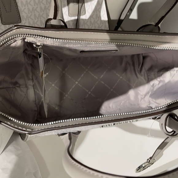 Michael Kors MK signature print Avril large bag satchel - Picture 4 of 7